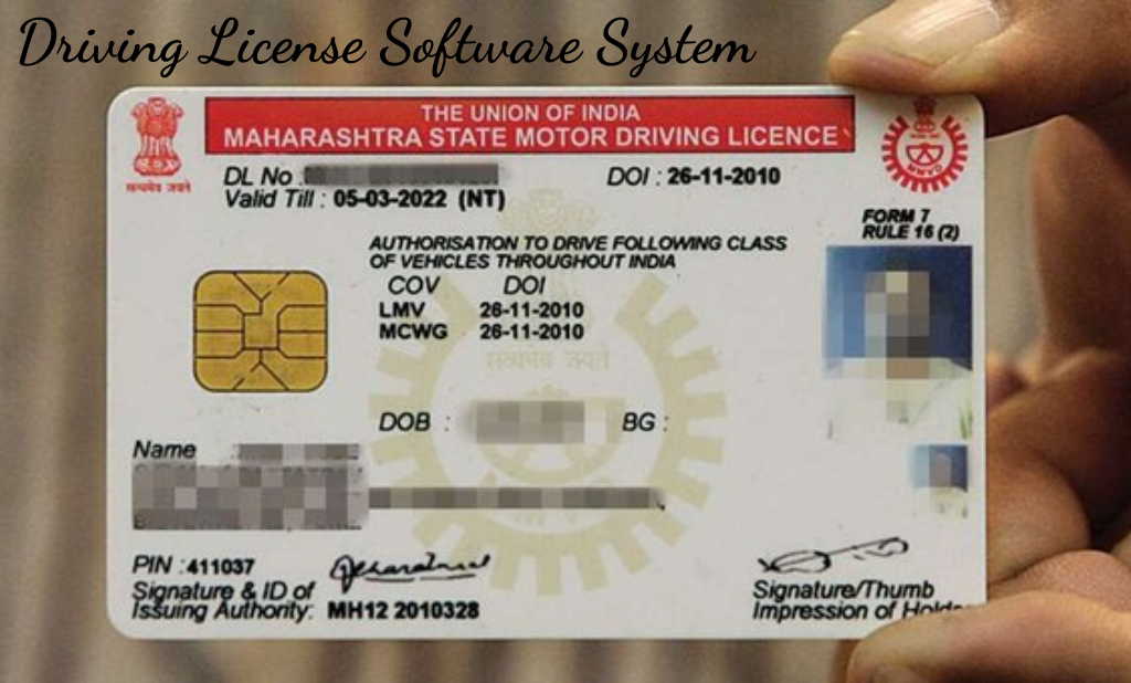 Driving License Software