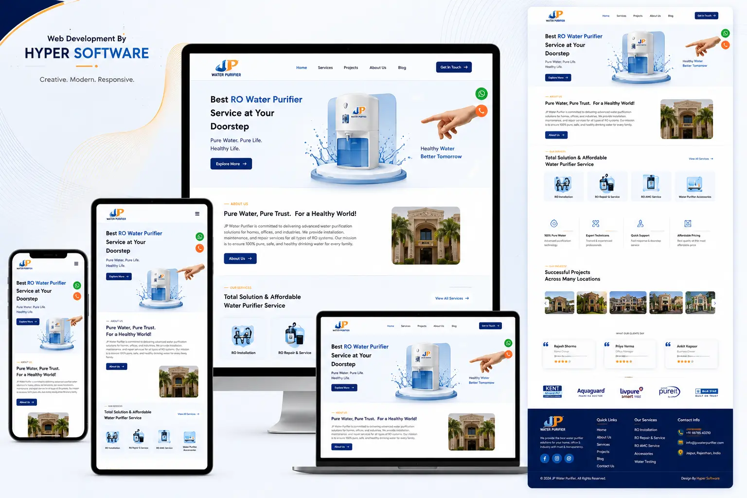 Jaiswal RO – Water Purifier Sales & Services Website