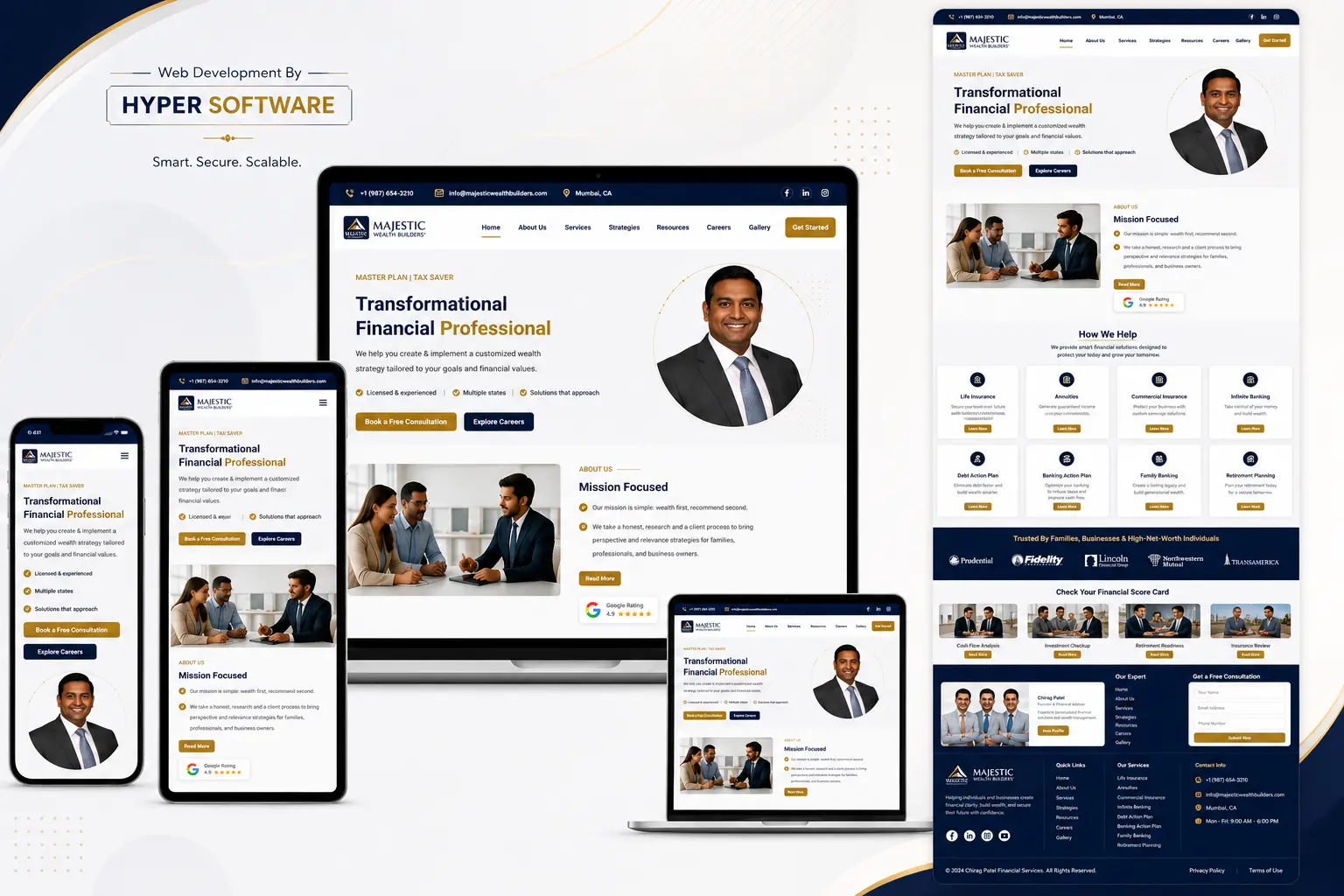 Majestic Wealth Builders – Financial Planning & Insurance Services Platform